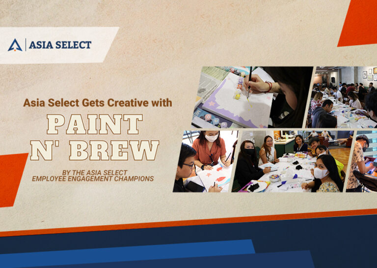 Asia Select gets creative with “Paint N’ Brew” Team Activity
