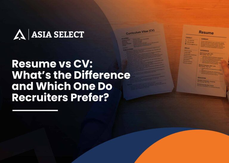 Resume Vs CV